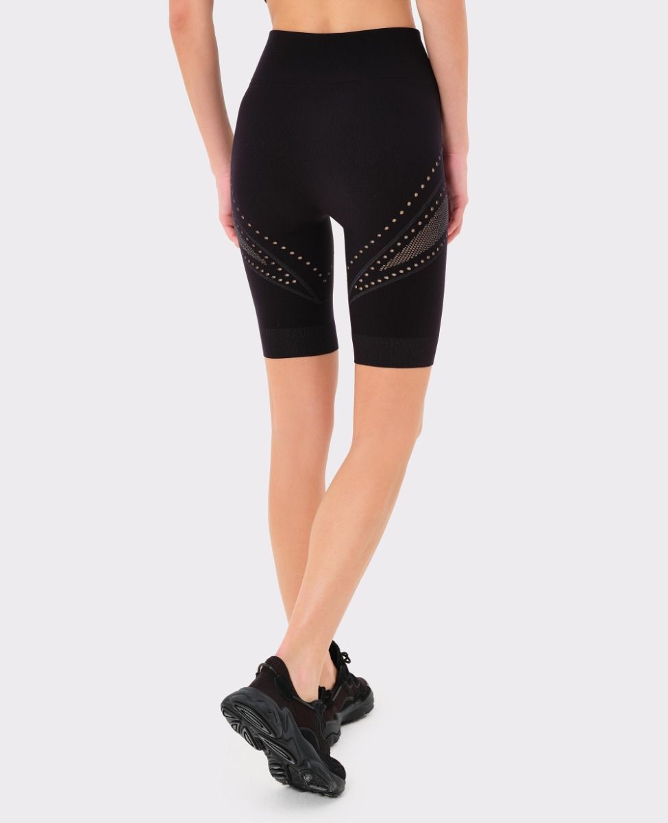 main product photo Seamless Biker Shorts Black