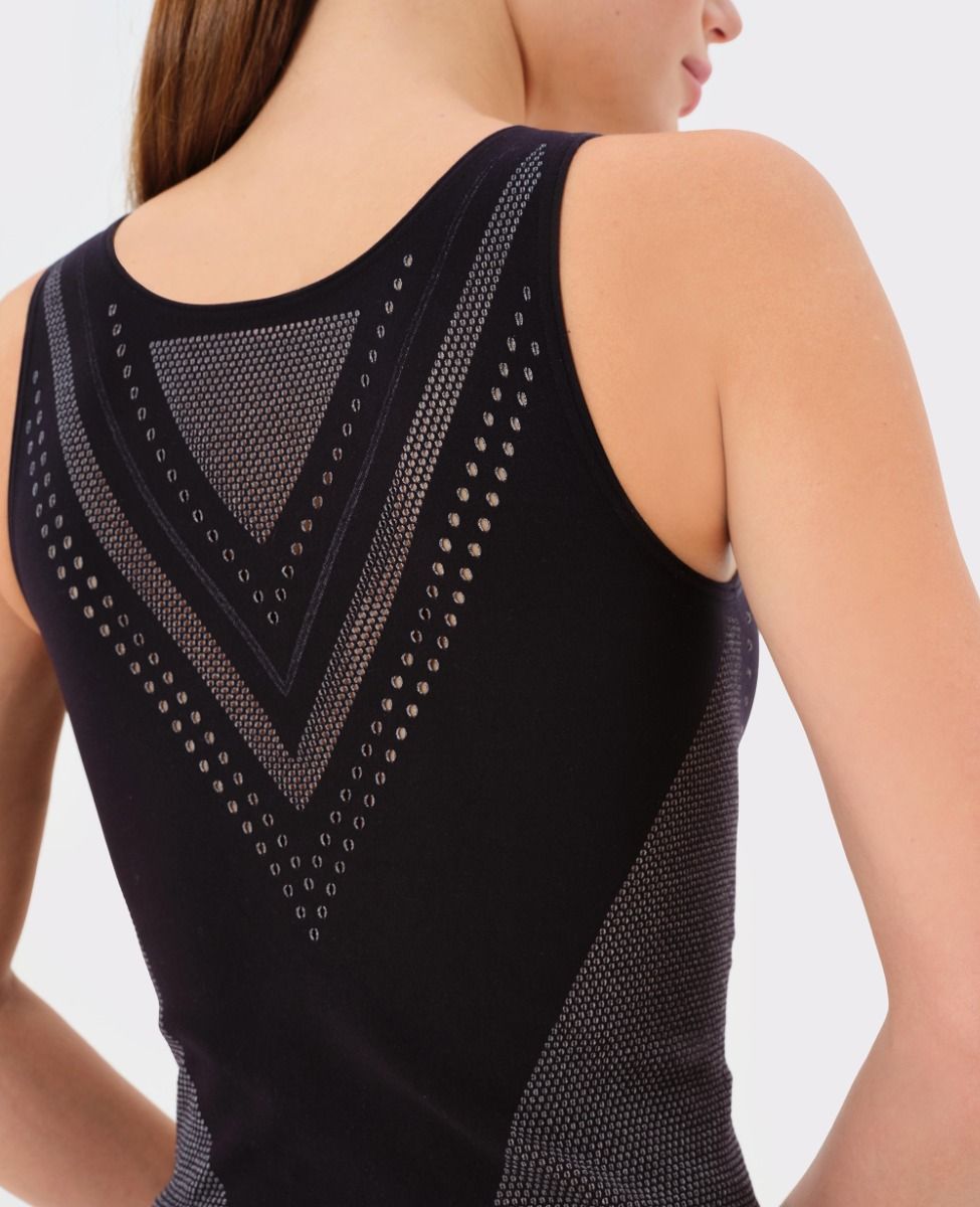 main product photo Seamless Tank Top Black