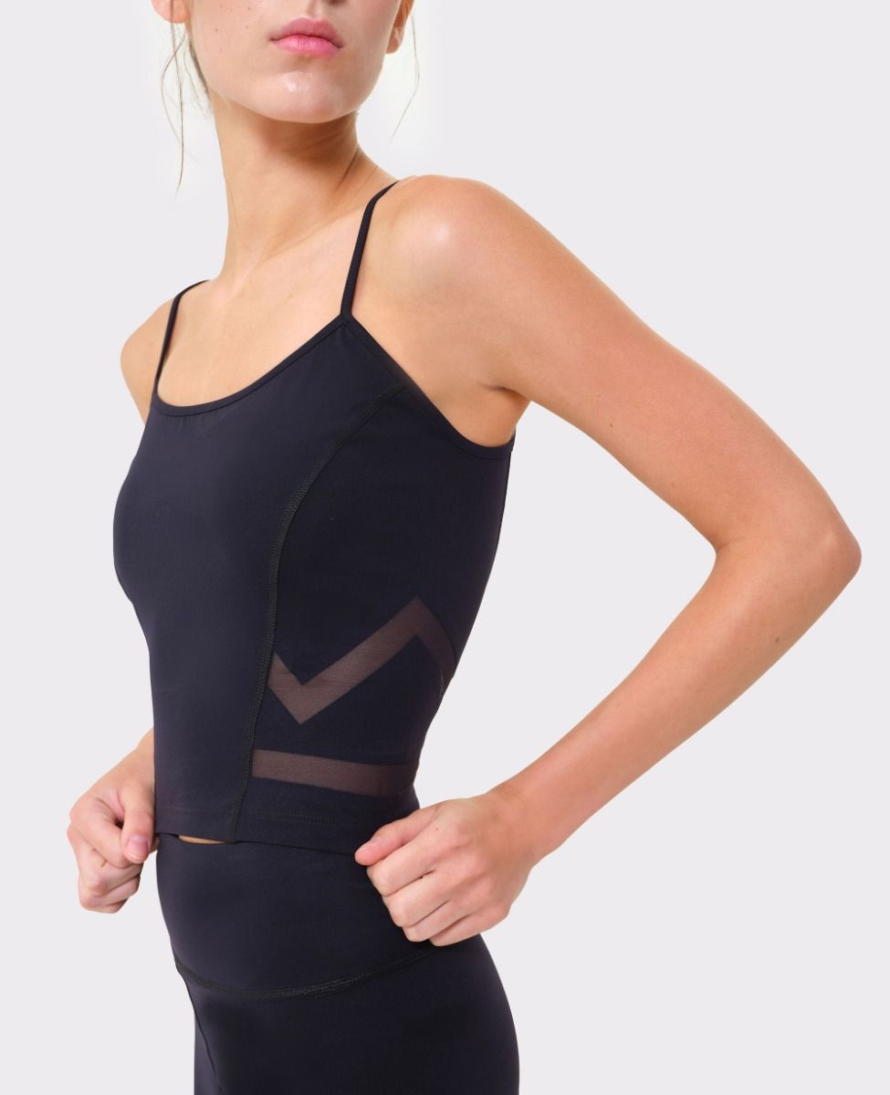 main product photo Essential Crop Top Nero