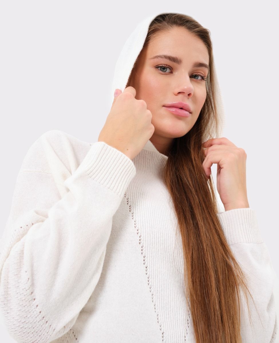 main product photo Merino Sweater White