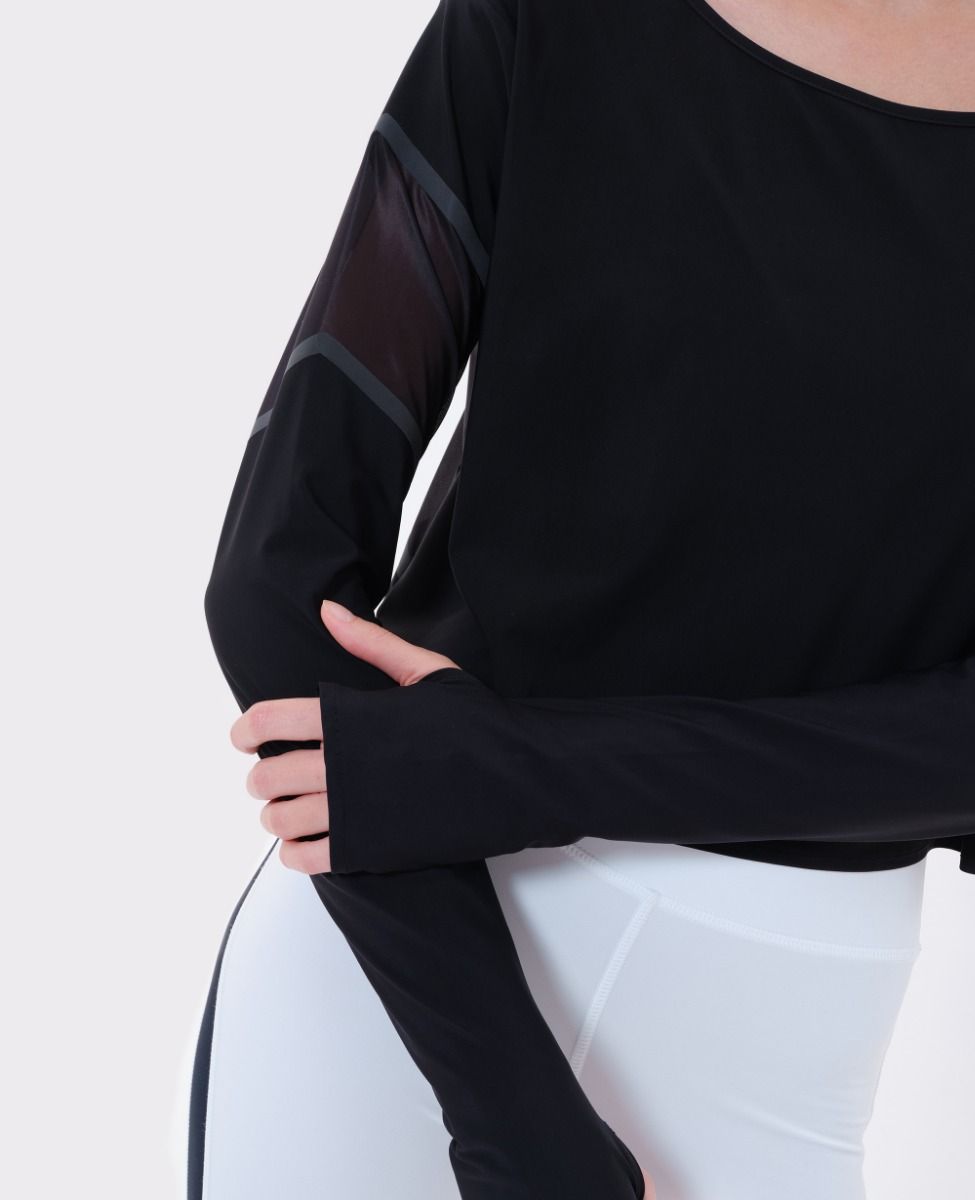 main product photo Daring Longsleeved T-shirt Black