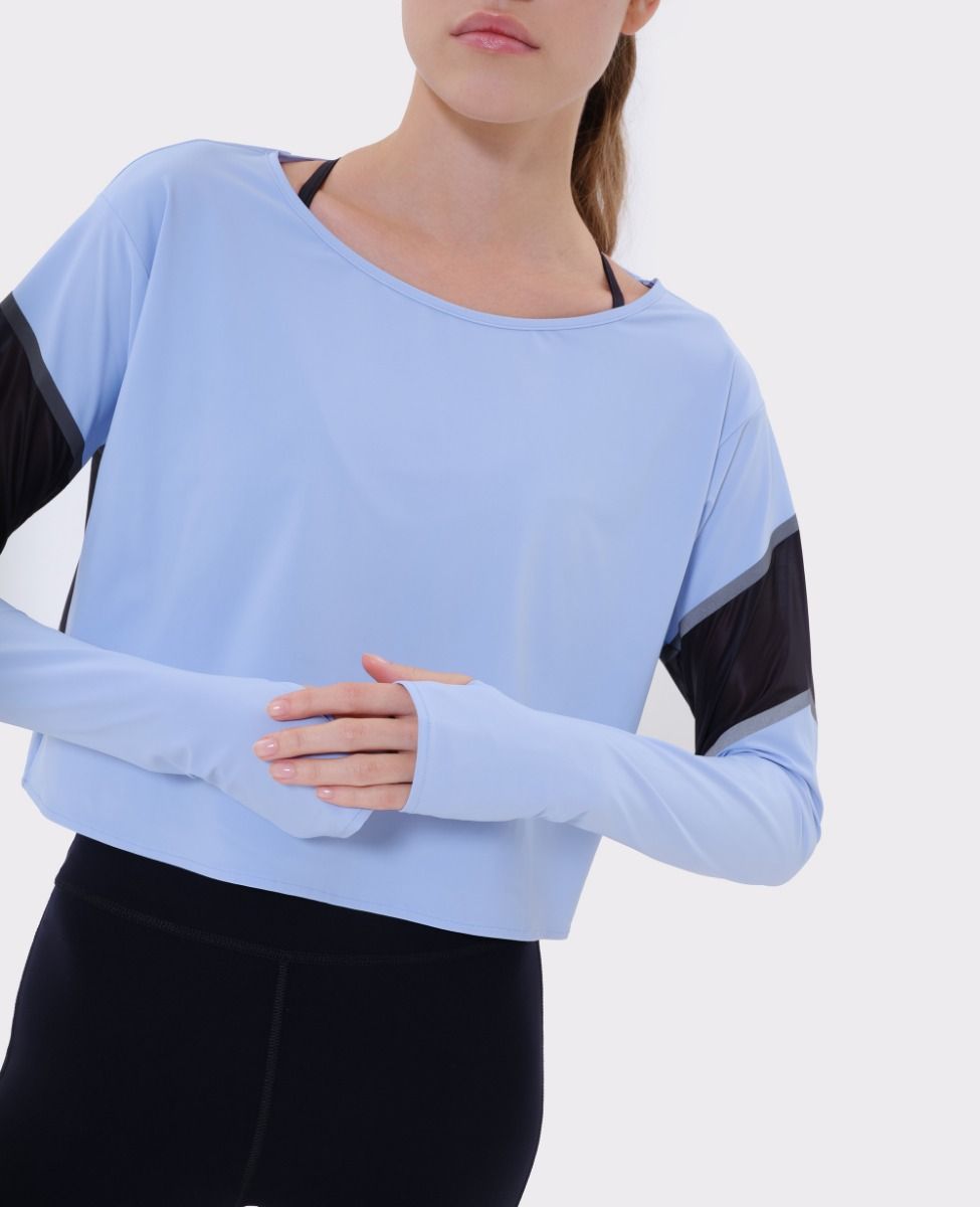 main product photo Daring Longsleeved T-shirt Light Blue
