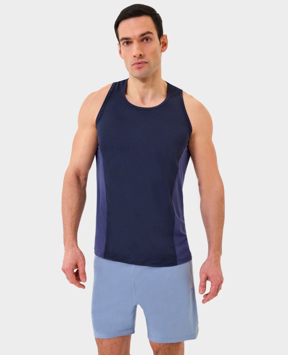 Essential Glow Tank Top Deep blue