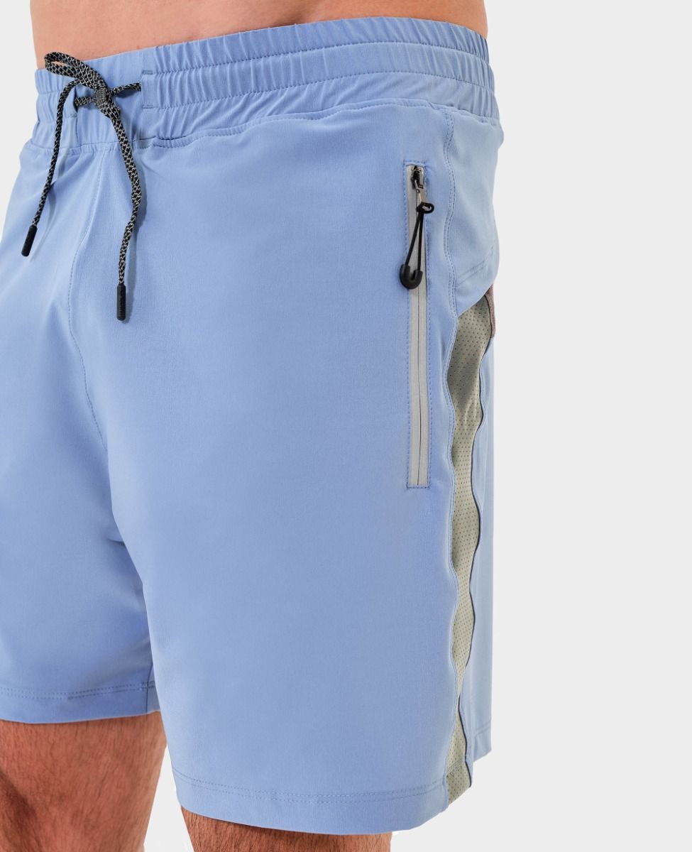 main product photo Essential Glow Shorts Light blue