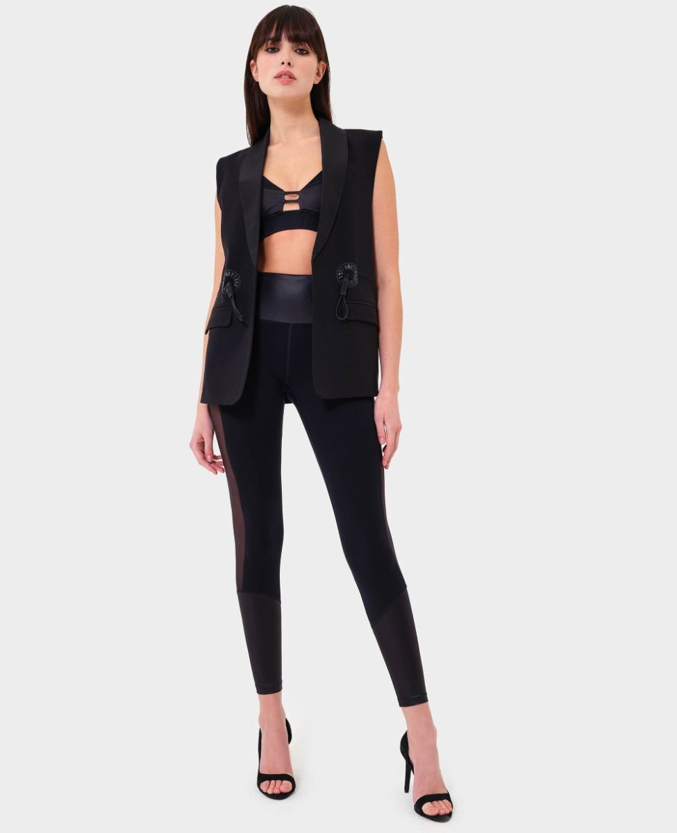 main product photo Club Studded Gilet Black