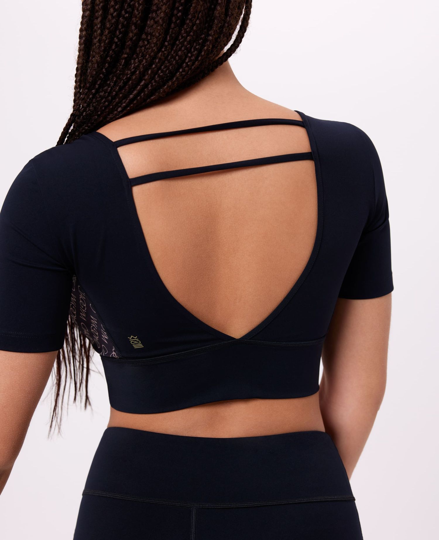 main product photo All Over Me Cropped Top Black