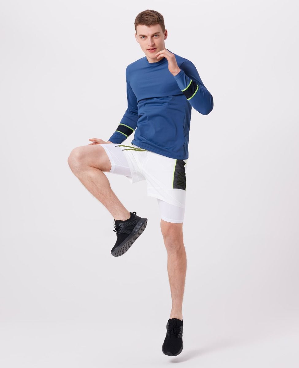 main product photo Daring Lined Shorts Bianco