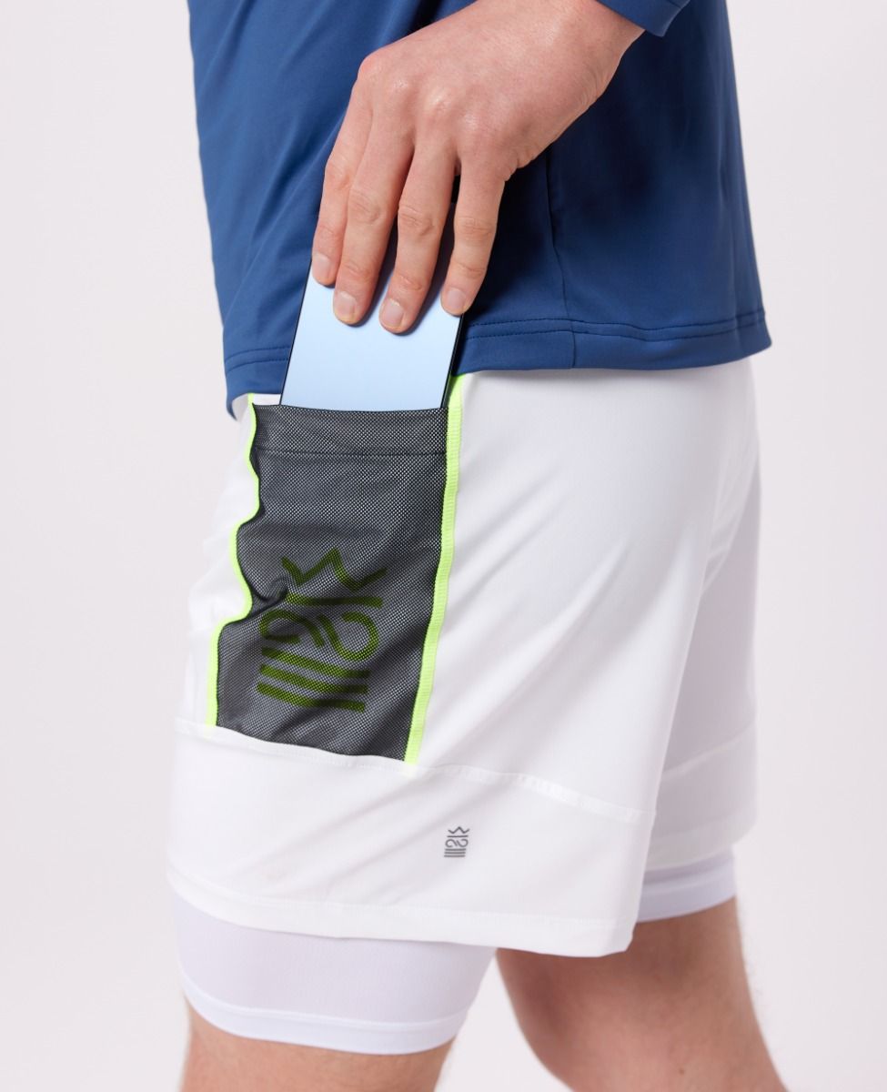 main product photo Daring Lined Shorts Bianco