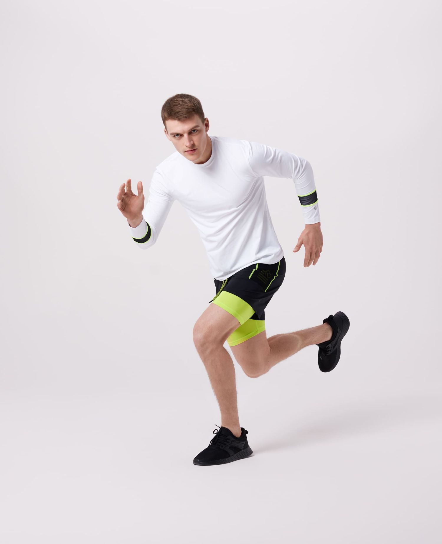 main product photo Daring Lined Shorts Black