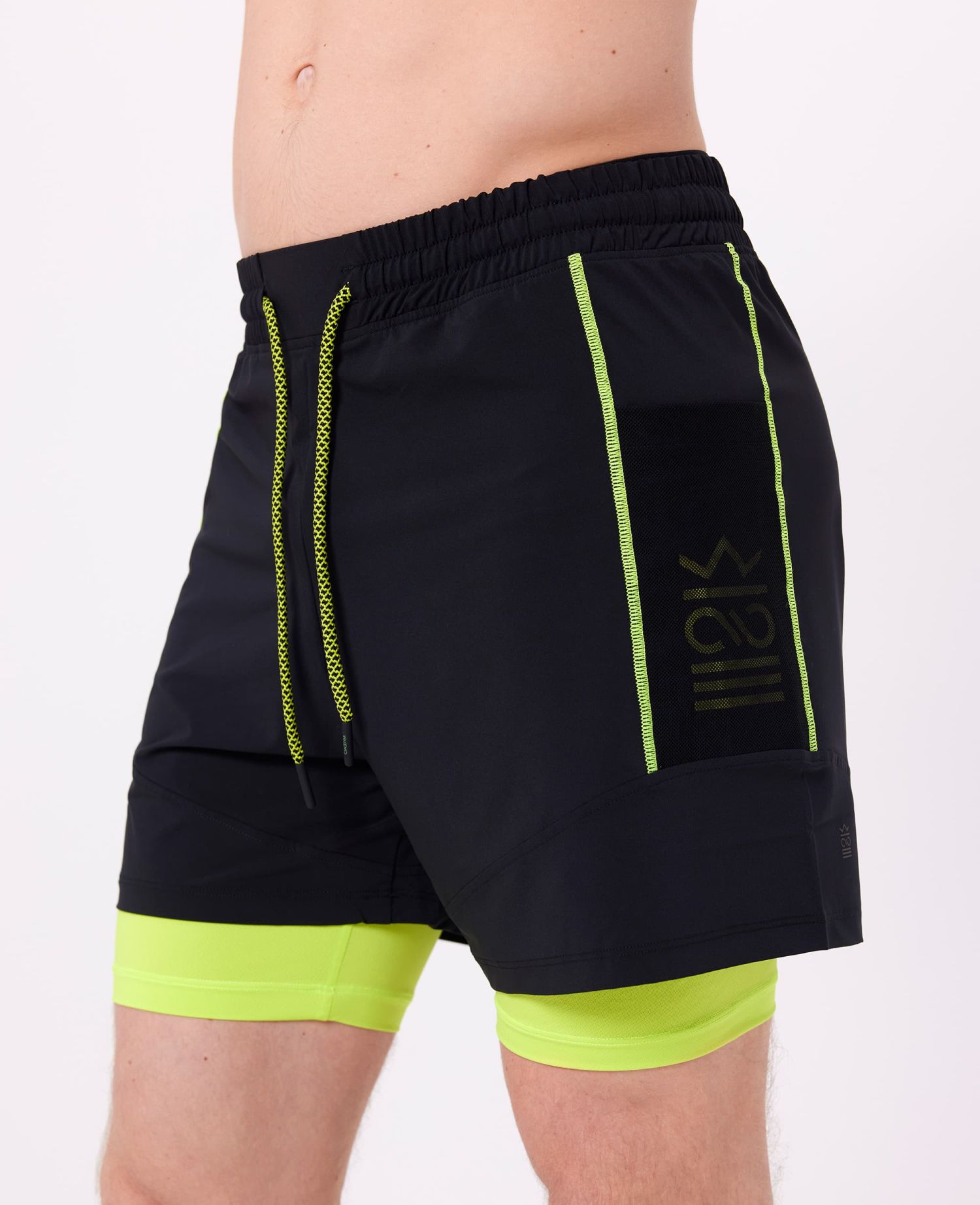 main product photo Daring Lined Shorts Black