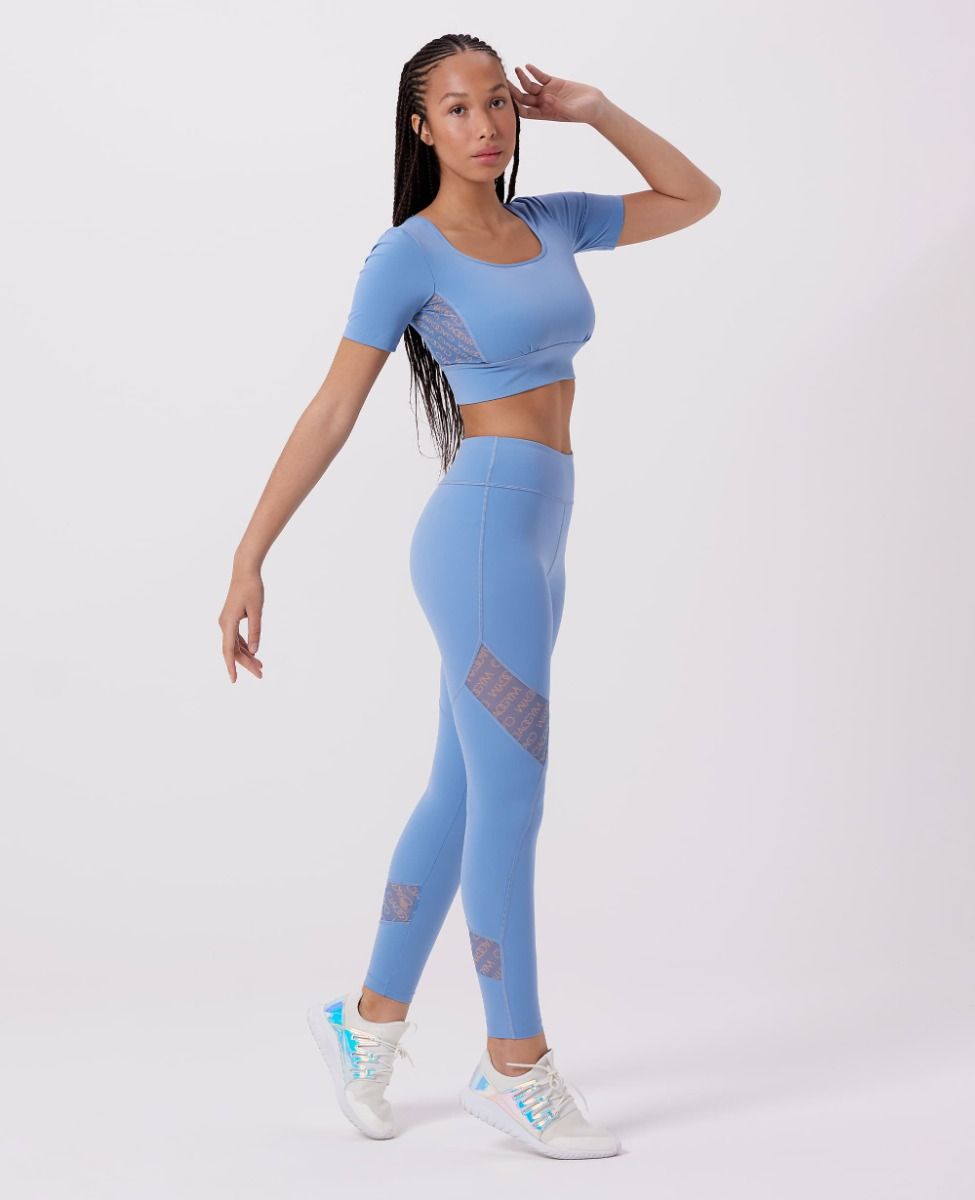 main product photo All Over Me Cropped Top Light Blue