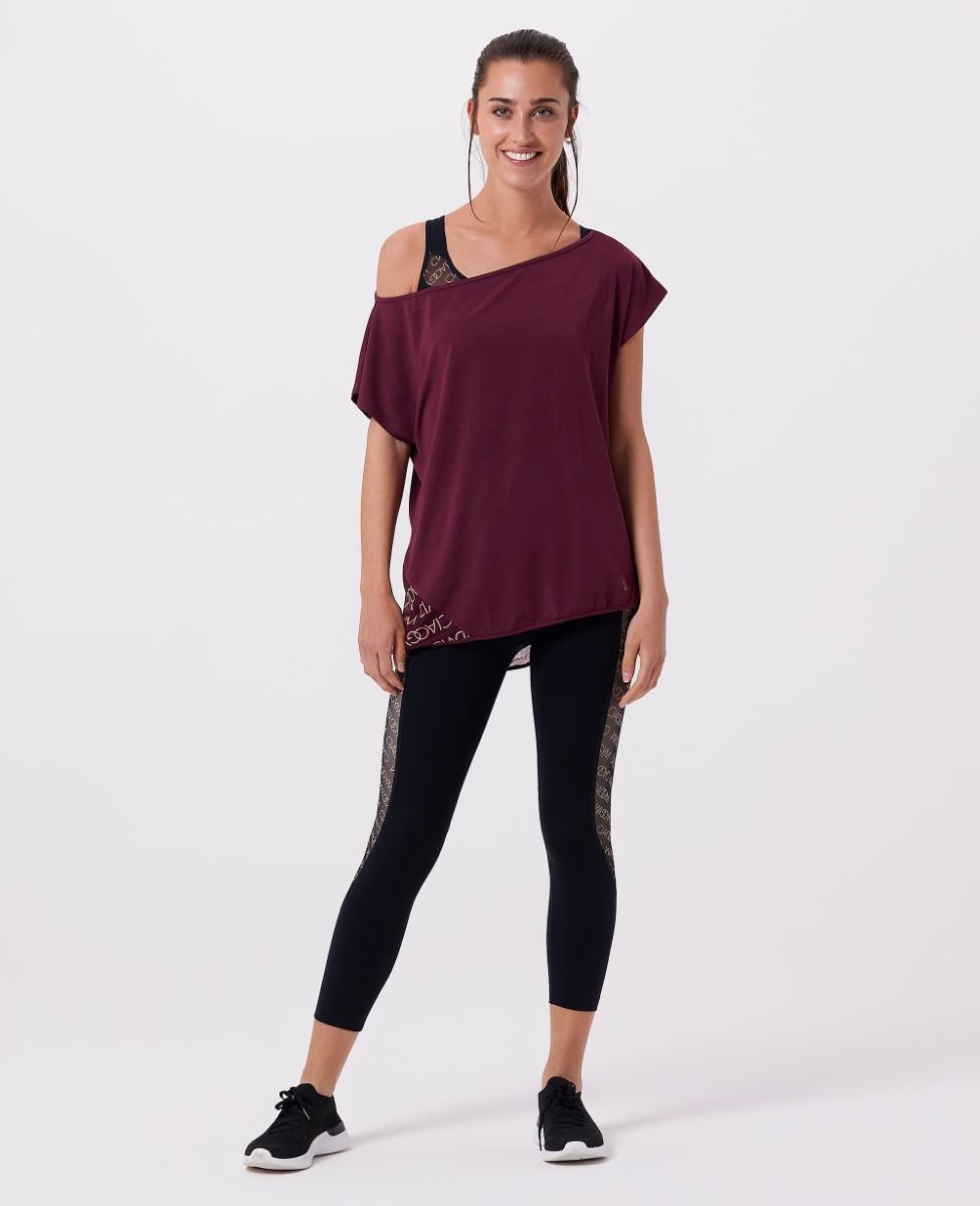 main product photo All Over Me Maxi T-shirt Bordeaux