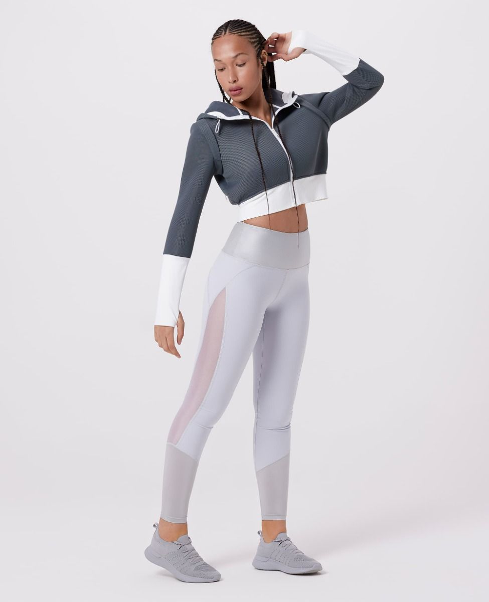 main product photo Club Cropped Sweater Grey