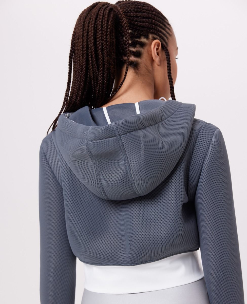 main product photo Club Cropped Sweater Grey