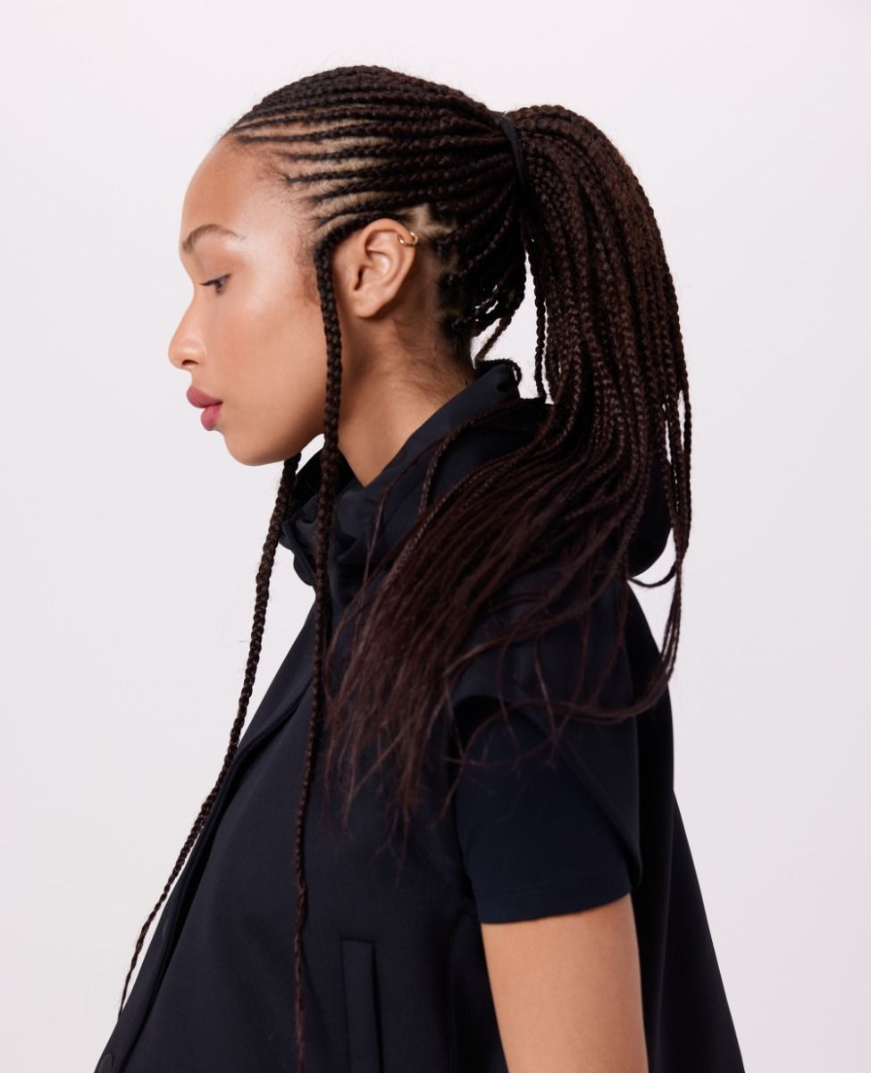 main product photo Club Cropped Coat Black