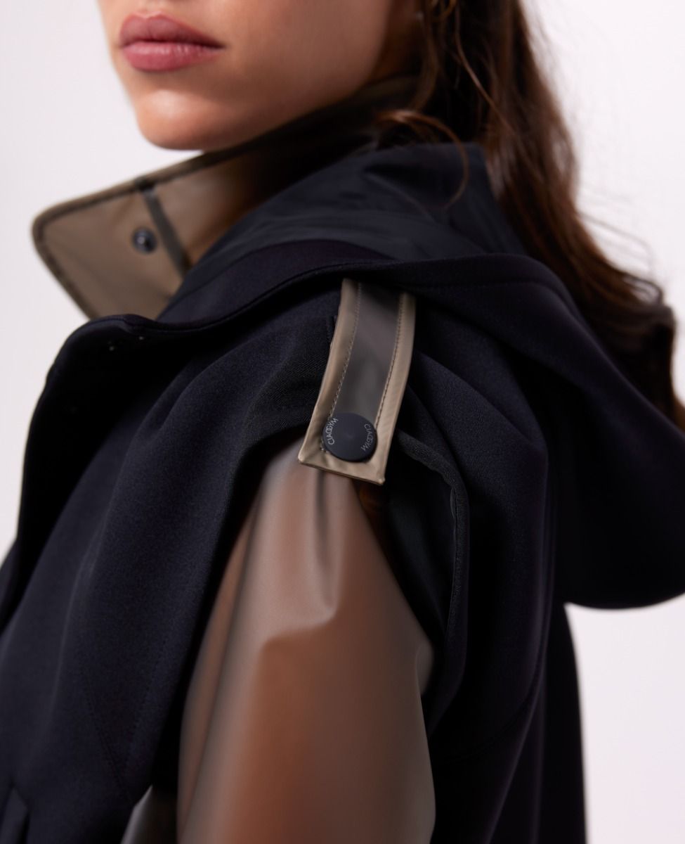 main product photo Club Trench Coat Grey