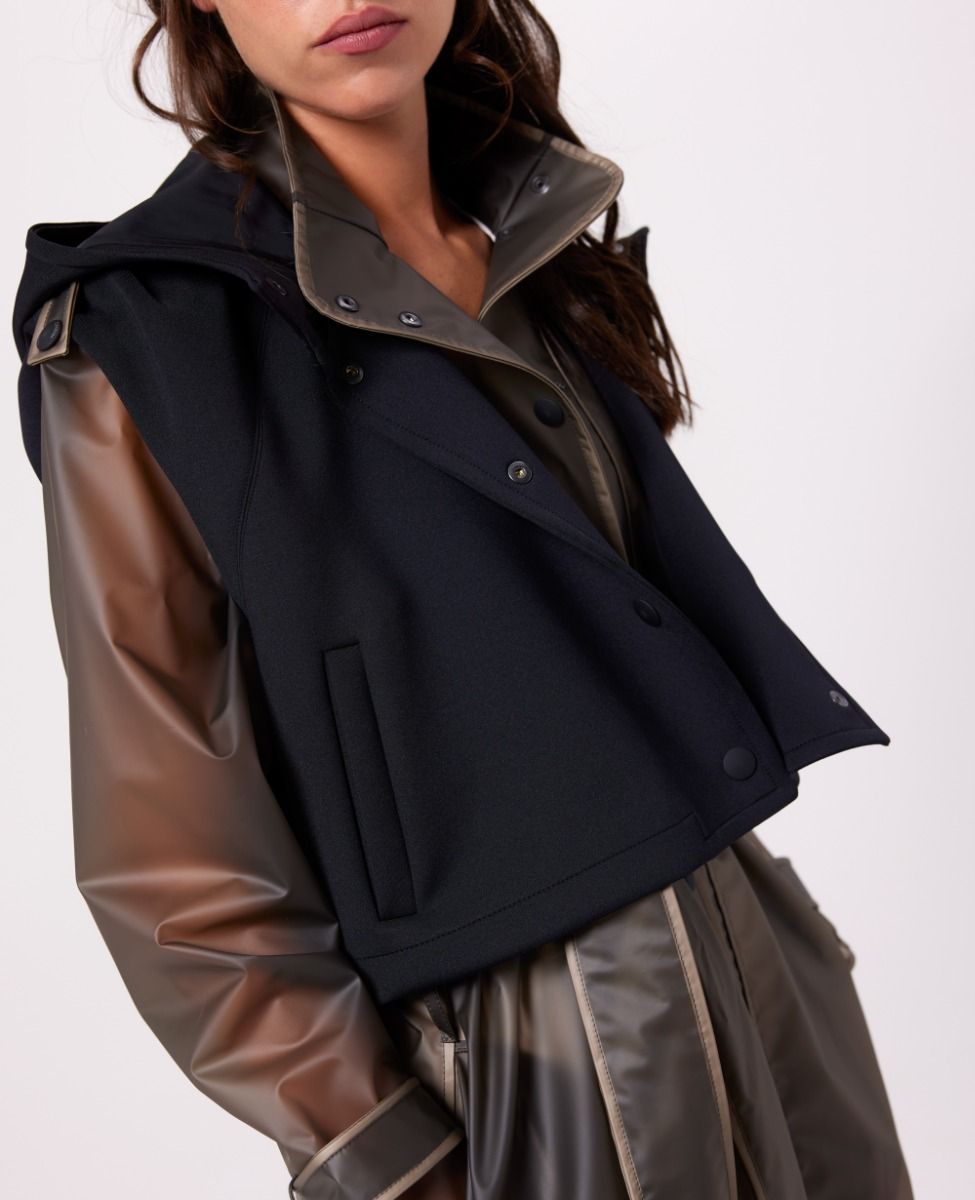 main product photo Club Trench Coat Grey