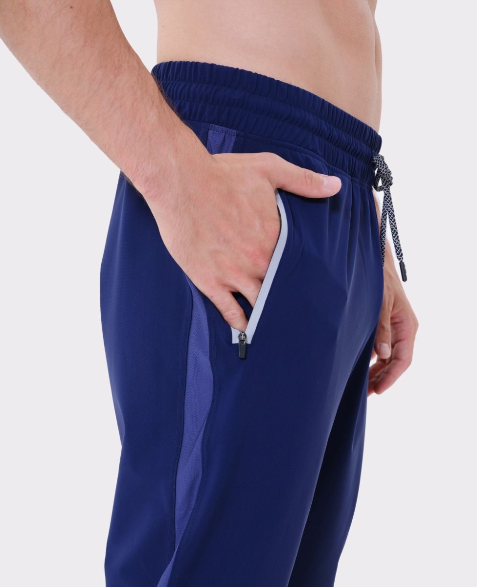 main product photo Essential Zip Joggers Blu scuro