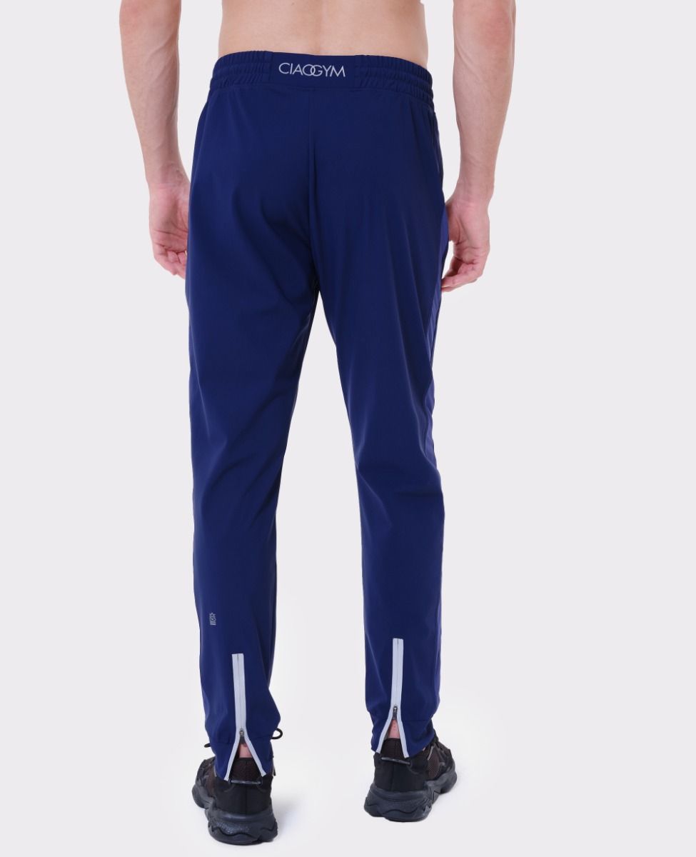 main product photo Essential Zip Joggers Blu scuro