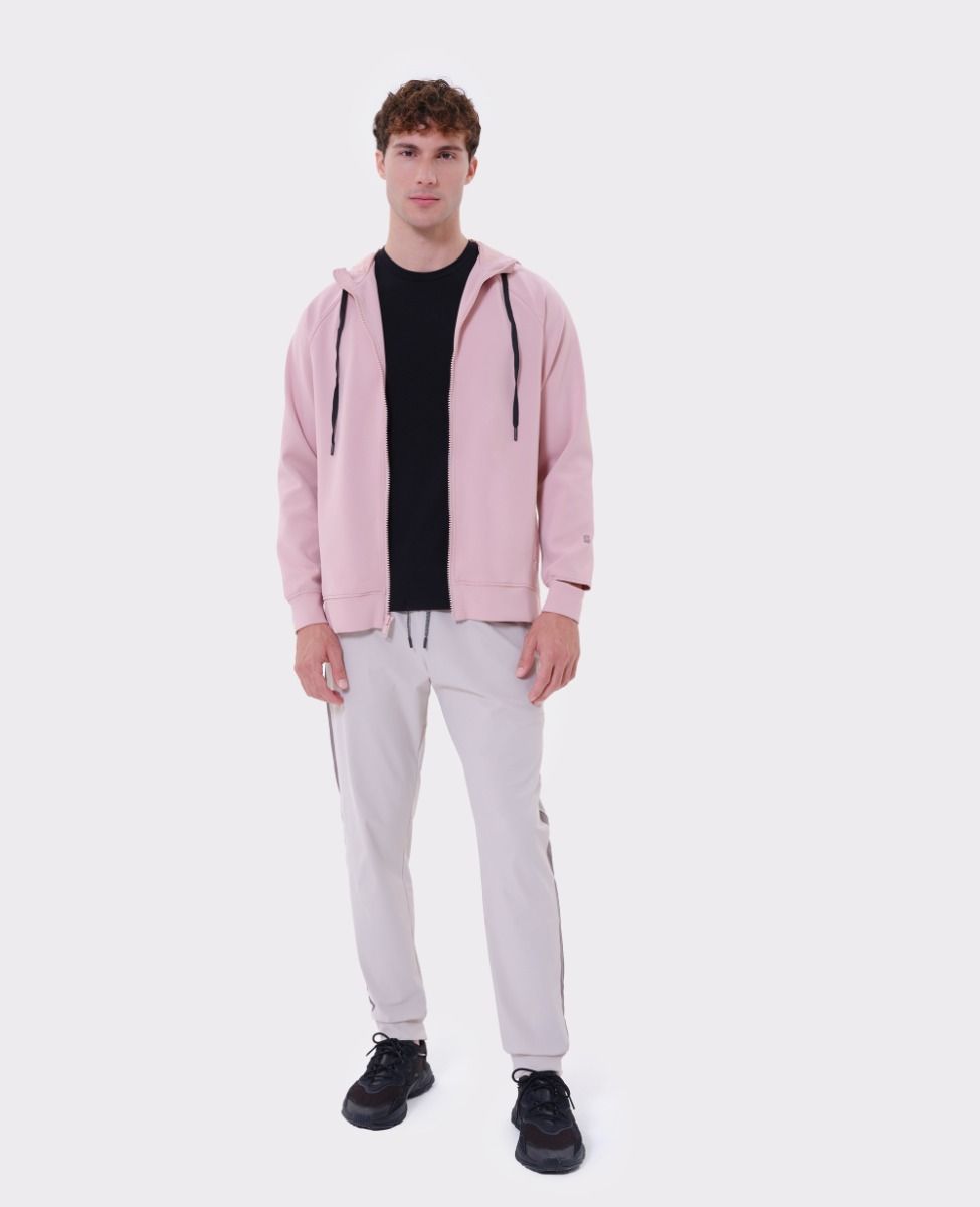 main product photo Essential Zip Joggers Light grey