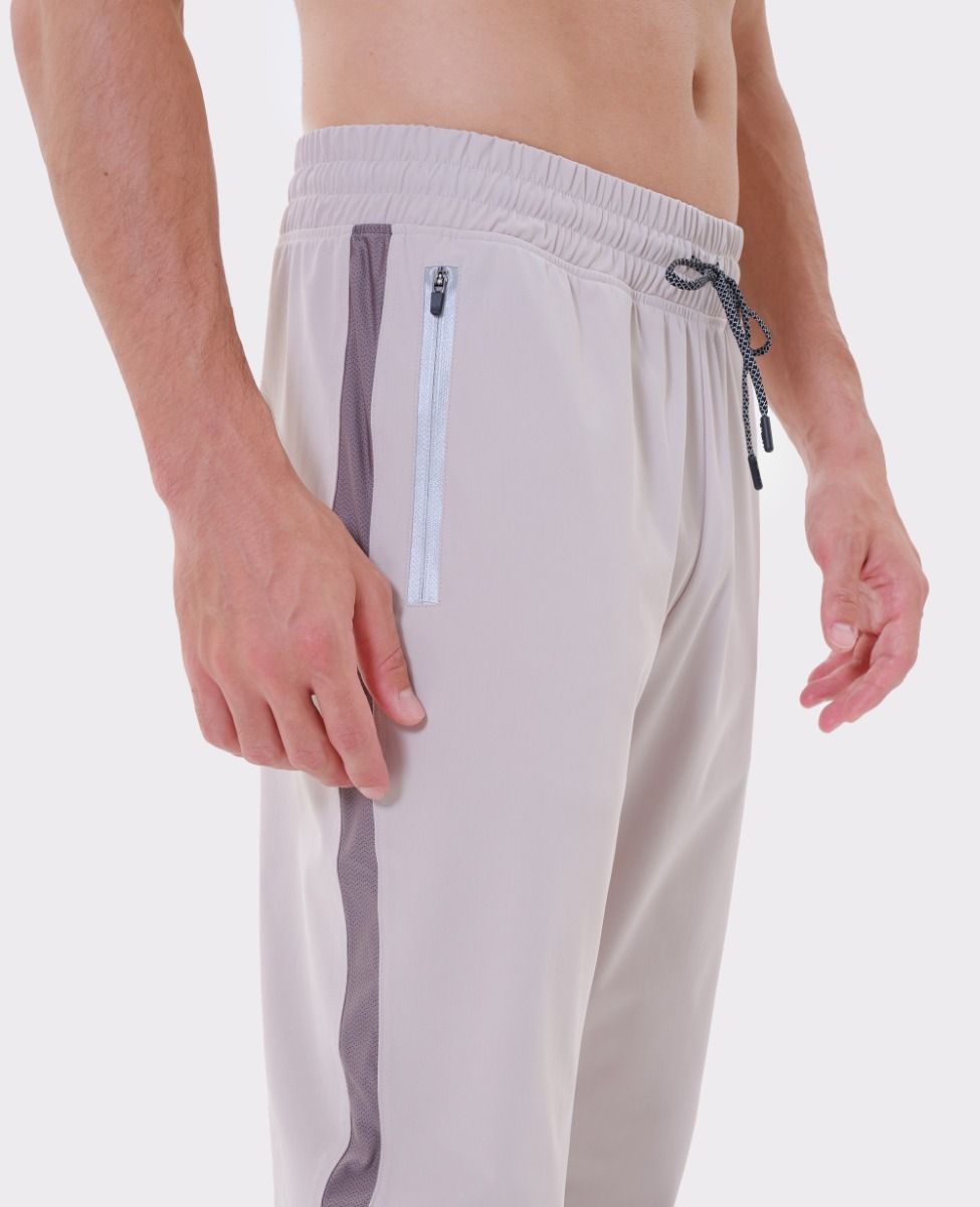 main product photo Essential Zip Joggers Light grey