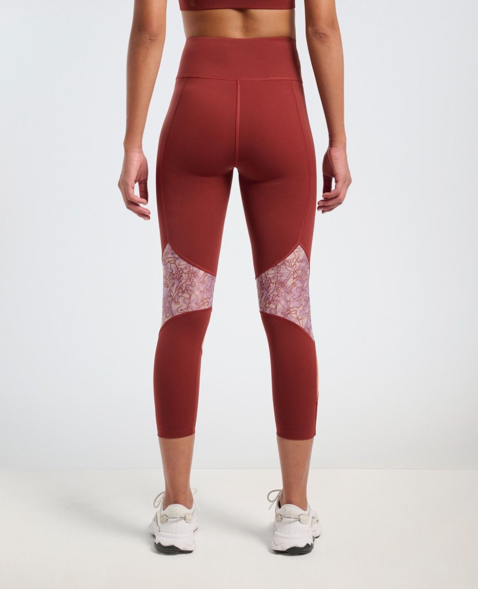main product photo Future Nature Leggings 25 Barn red
