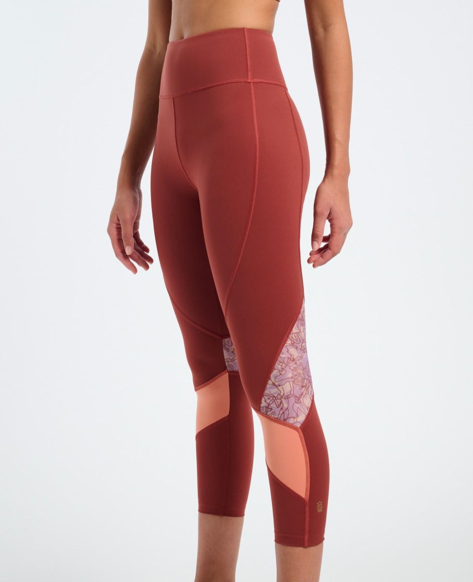 main product photo Future Nature Leggings 25 Barn red