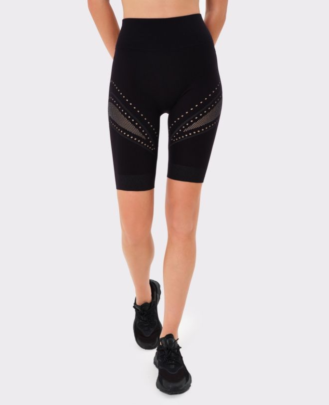 Seamless Biker Shorts Black