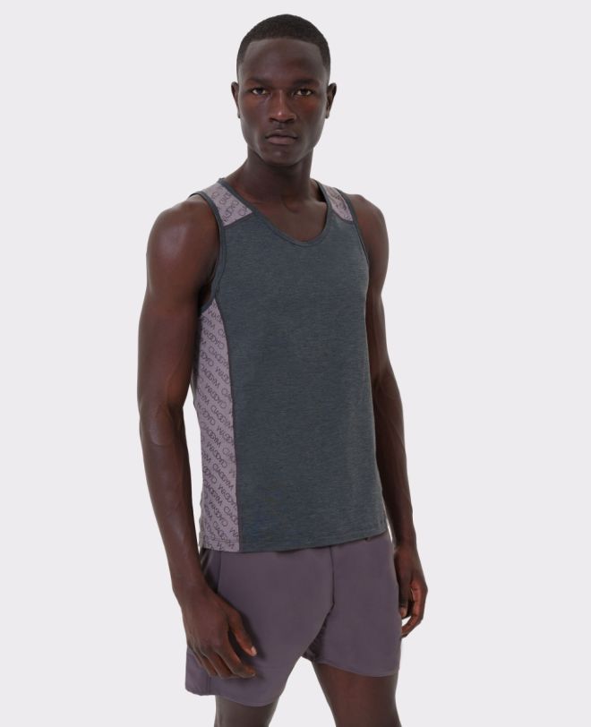 All Over Me Tank Top Deep grey
