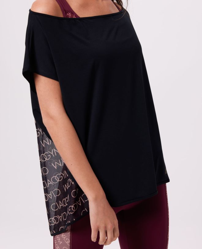 All Over Me Maxi T-shirt Black